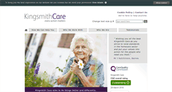 Desktop Screenshot of kingsmithcare.co.uk