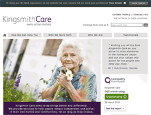 Tablet Screenshot of kingsmithcare.co.uk